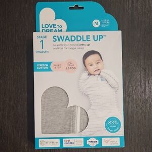 Love to Dream Swaddle Up in Light Gray